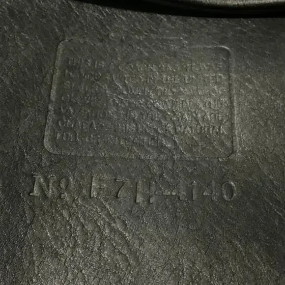 COACH Vintage Waverly  Black Leather Hobo Shoulder Bag Made in United States - Picture 7 of 15